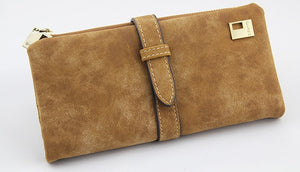 brown women's wallet