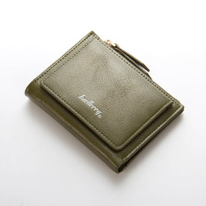 Women Zipper Short Wallet