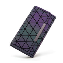 Load image into Gallery viewer, Fashion Women Wallet Purses Geometric Luminous Wallet Clutch Female Hand bag Long Standard Wallets Money Bag Card Holder Purse